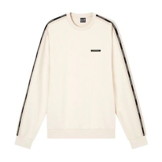 Emporio Armani Sweatshirts, male, Beige, Size: M Jersey Sweatshirt