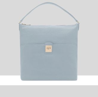 Paul Costelloe Womens Altar Leather Shoulder Bag - Blue - One Size