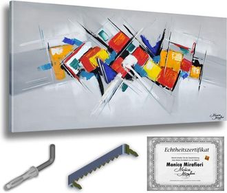 OEM Monica Mirafiori 100 % Pintado A Mano Cubo De Pintura 140 X 70 Cm Pintura Pintada A Mano Pintura Acr&iacute;lica Pintura Acr&iacute;lica De Gran Tama&ntilde;o Arte Moderno