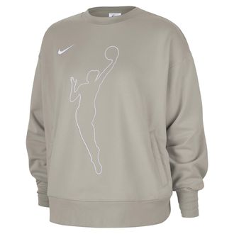 Nike Team 13 Fly Nike Womens WNBA Fleece Crew-Neck Sweatshirt in Grey | HF6530-009