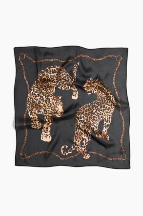 H&M Gemustertes Tuch - Schwarz