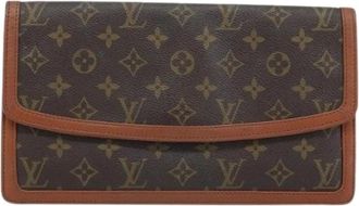 Louis Vuitton Pre-owned Clutches, female, Brown, Size: ONE SIZE Pre-owned Vintage Canvas Clutch