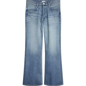 Fear of God 70s 5 Pocket Relaxed Bootcut Jeans in Medium Indigo at Nordstrom, Size 30