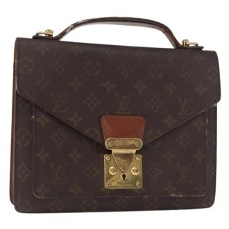 Louis Vuitton Pre-owned Handbags, female, Brown, Size: ONE SIZE Pre-owned Canvas Handbag