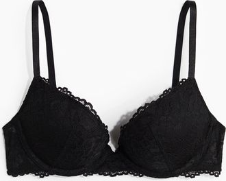 H&M Super-Pushup-BH aus Spitze - Schwarz