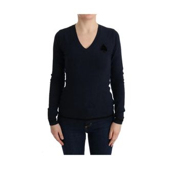Costume National Donna, Maglie, Blu, S, new