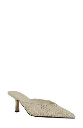 Calvin Klein Camily Pointed Toe Mule in Cream at Nordstrom, Size 8.5