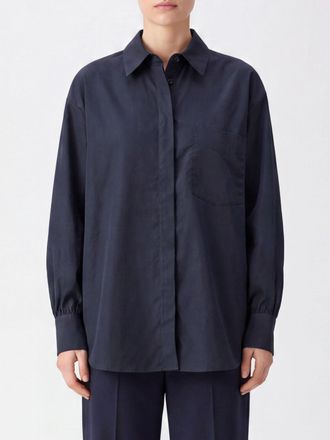 Aspesi Camicia relaxed fit in tessuto tecnico con abbottonatura nascosta