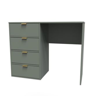 Welcome Furniture Harare Ready Assembled Dressing Table with 4 Drawers - Reed Green - Welcome Furniture | TJ Hughes