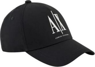 A|X Armani Exchange AX Baseballpet - Heren - Petten - Zwart - ONE Size - Katoen - Accessoires