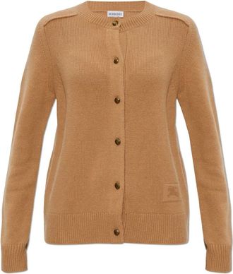 Burberry Cashmere Cardigan - Dames - Cashmere truien - Bruin - M - Truien & Vesten
