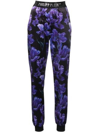 Philipp Plein Pantaloni sportivi con logo - Nero