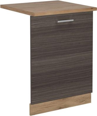 Vicco Tapa Del Lavavajillas R-line, Gris Noble, 60 Cm, Et Roble