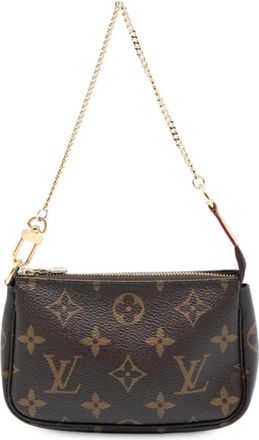 Louis Vuitton Pre-owned Mini Top Handle Bag - Dames - Vintage Handtas - Bruin - ONE Size - Vintage
