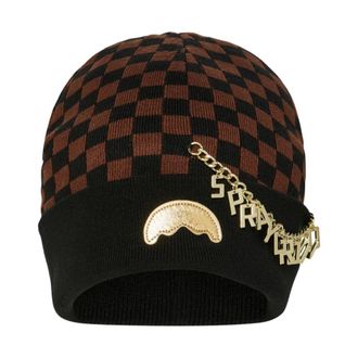 Sprayground Charming Sip Beanie - Dames - Hoeden - Bruin - ONE Size - Polyester - Accessoires