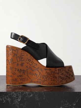 Sandales compensées chloé deals