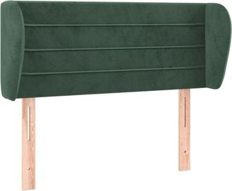 vidaXL Cabecero De Terciopelo Verde Oscuro 93x23x78/88 Cm Vidaxl