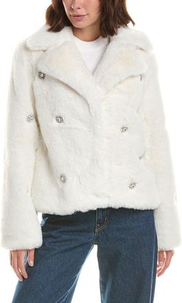 CeCe by Cynthia Steffe Jewel Trimmed Jacket