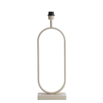 Light & Living L&aacute;mpara De Mesa - Jamiri - Beige - Metal - - Light&living