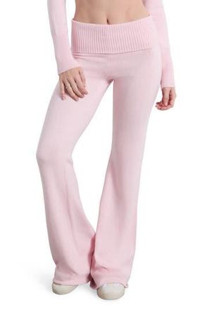 Florence By Mills Barre Foldover Wide Leg Pants in Ballerina at Nordstrom Rack, Size Xx-Small
