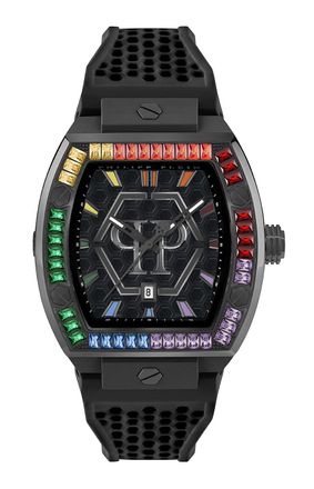 Philipp Plein The Hexagon Phantom Mens Black Watch PWPUA0324 - One Size