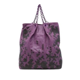 Bottega Veneta Bolso Tote Pre-owned Vintage - Pre-owned - Mujer - P&uacute;rpura - ONE SIZE