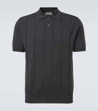 Canali Virgin wool polo sweater