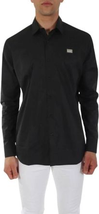 Karl Lagerfeld Shirts > Casual Shirts - Heren - Casual Overhemden - Zwart - M - Overhemden