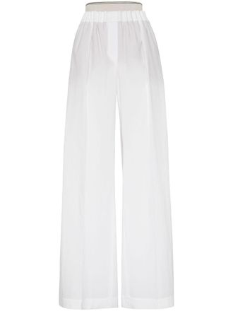 Brunello Cucinelli Pantaloni a palazzo - Bianco