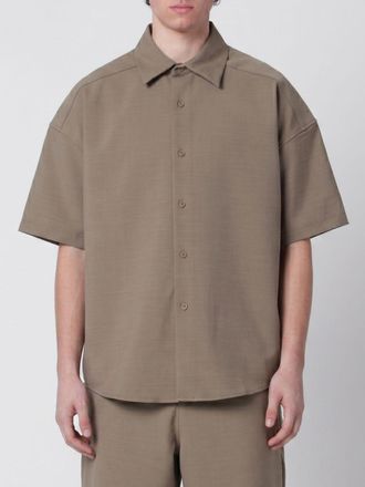Entire studios Camicia casual in misto lana