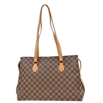 Louis Vuitton Chelsea Handbag Centenaire Damier Brown Canvas Handbag (Pre-Owned)