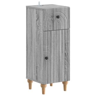 vidaXL Armario De Almacenamiento Para Ba&ntilde;o Alkmaar Sonoma Gris Vidaxl