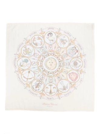 Atelier Choux Coperta con stampa zodiaco - Giallo