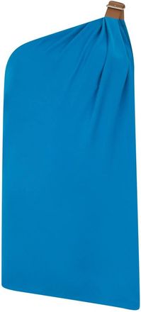 Alberta Ferretti Asymmetrisch Top met &Eacute;&eacute;n Schouderband - Dames - Tops zonder mouwen - Blauw - M - Tops