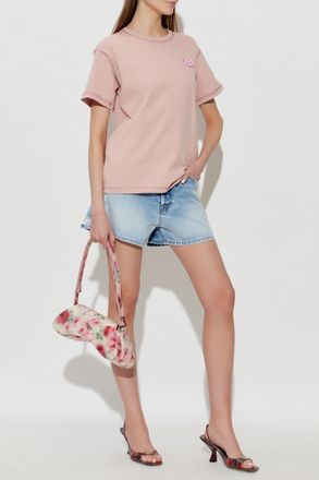 Diesel T-shirt T-NORMY-S7, Womens, Pink