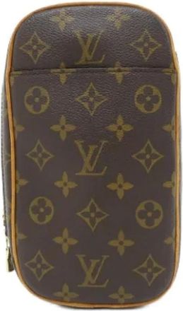 Louis Vuitton Pre-owned Clutches, female, Brown, Size: ONE SIZE Pre-owned Canvas louis-vuitton-bags