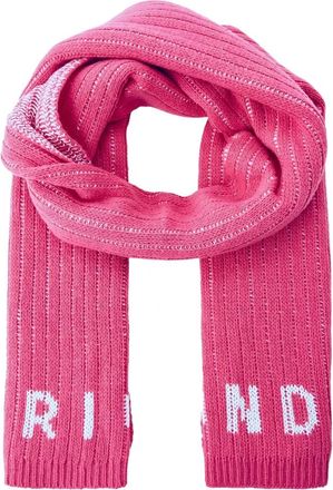 John Richmond Wool Scarf with Logo - Dames - Wintersjaals - Roze - ONE Size - Wol - Accessoires
