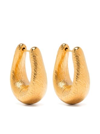 Forte_Forte sculpture earrings - women - Gold Plated Brass - One Size