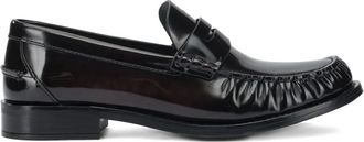 Prada Mocassini con logo - Nero