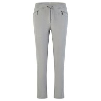 Rabe Slim-fit broek - Dames - Broeken - Grijs - Maat: 2XL