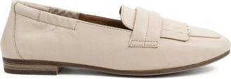 Sergio Moretti Casual Gesloten Loafers - Dames - Loafers - Beige - 40 EU - Leer - Schoenen