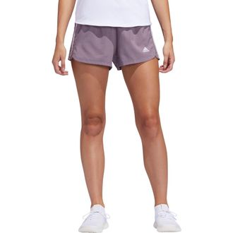 adidas Pacer 3-Stripes Climalite Knit Shorts in Legacy Purple/Purple Tint at Nordstrom Rack, Size X-Small