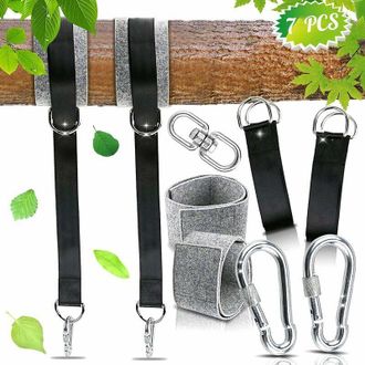 OEM Cintur&oacute;n De Hamaca De Alta Calidad Para Hamacas Y Columpios De Jard&iacute;n, Carga M&aacute;xima 1000 Kg (negro)