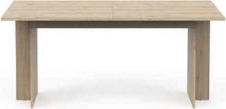 M&S Collection Mesa extensible de 165,6 a 200 cm en decorado de roble real oscuro - LEAD