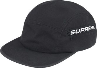 SUPREME SS26 Side Zip Camp Cap Black SUP-SS26-1031-BLK