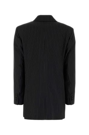 Max Mara 2521046021600 002 Nero Bianco Giacche E Gilet Jacket