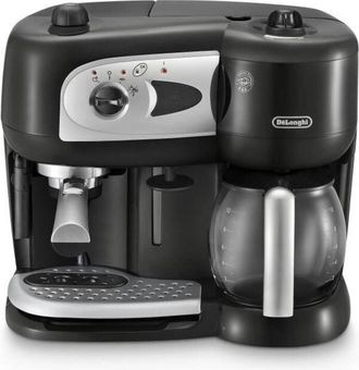 DeLonghi M&aacute;quina De Espresso Combinada De Bomba Bco261b.1 - 15 Bares - C&aacute;psulas Y Caf&eacute; Molido - Negro Y Blanco
