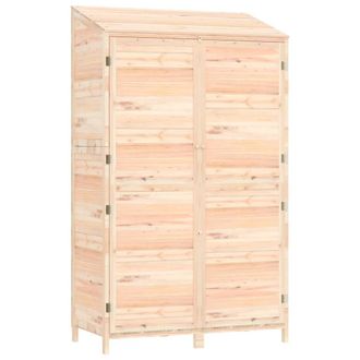 vidaXL Cobertizo De Jard&iacute;n Madera Maciza De Abeto 102x52x174,5 Cm Vidaxl