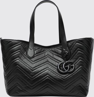 Gucci Borsa a spalla in pelle di vitello chevron Gucci