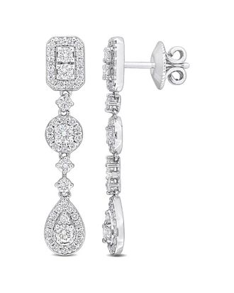 Rina Limor 14K 1.37 Ct. Tw. Diamond Geometric Drop Earrings